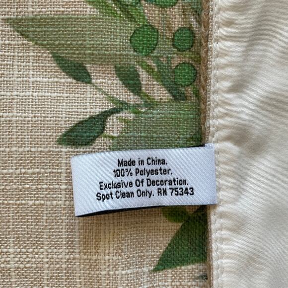 House & Garden Floral Bunny Rabbit Table Runner 16x90 Spring Easter Beige New - Picture 8 of 9